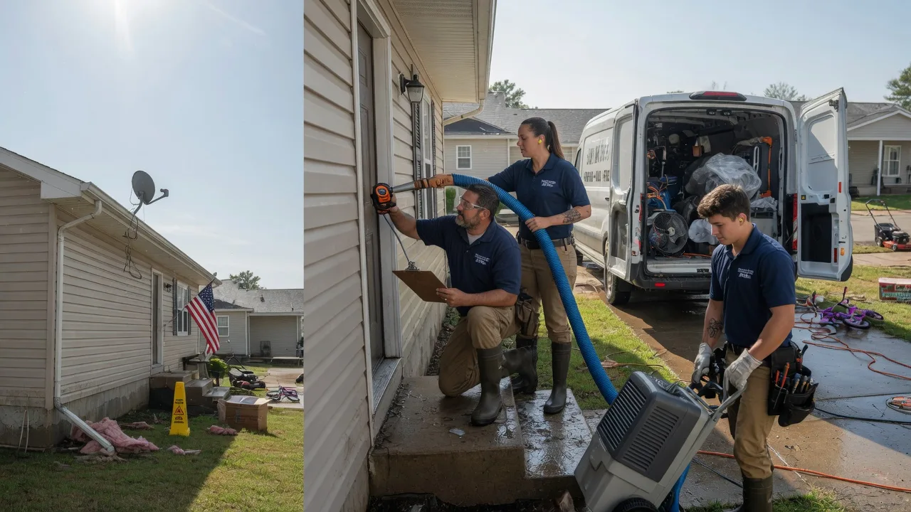 Ceiling Water Damage Restoration in Holcomb, MO near me